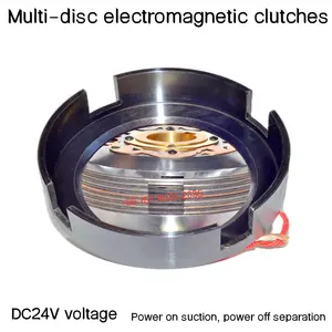 Dld4 loạt đa Đĩa ly hợp điện từ DC12V/24V mô-men xoắn cao chất lượng cao ly hợp phản ứng nhanh ứng dụng rộng rãi
