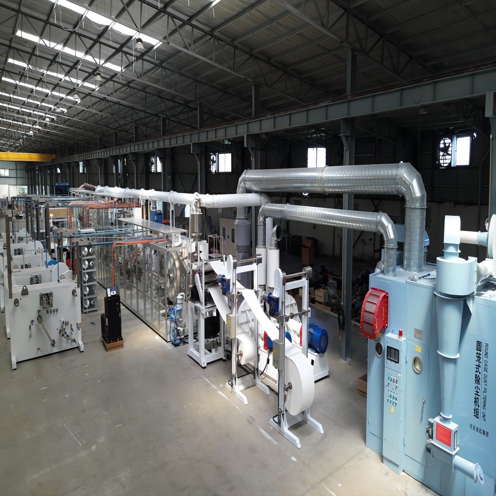 diaper manufacturing machinery