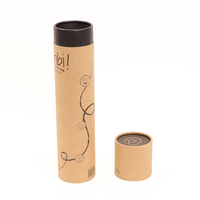 Boîtes cylindriques personnalisées écologiques en papier kraft rond pour cartes postales, soins de la peau, vin, parfum, emballages alimentaires