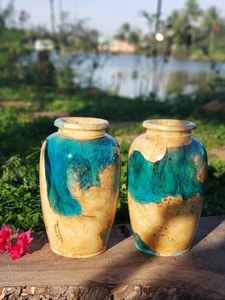 Macetas de Resina y Madera Duraderas y Elegantes para Plantas, Diseñadas para Jardinería Interior y Exterior con Fácil Plantación - Product Image 6