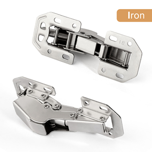 4 inch sắt thủy lực mềm đóng giấu bản lề 90 độ cho tủ bếp cửa vô hình ếch bản lề đồ nội thất phần cứng - Product Image 2