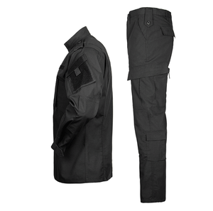 Pantalones Cargo de Camuflaje Negro DFP11, Pantalones de Uniforme ACU con 8 Bolsillos Multifuncionales - Product Image 1