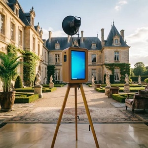 Photomaton rétro avec écran tactile <span class=keywords><strong>de</strong></span> 18,5 pouces, compatible avec les appareils photo et les <span class=keywords><strong>iPad</strong></span>, spécialement conçu pour les événements <span class=keywords><strong>de</strong></span> mariage. - Product Image 3