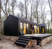 Cabane forestière modulaire durable de style nordique - Maison moderne d'extérieur - Commerce professionnel de Hainan avec service sur mesure