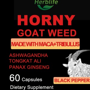 Cápsulas de Hierba de Cabra Orgánica de Fábrica OEM con Maca, Ginseng, Tribulus Terrestris, Ashwagandha y Extracto de Hierba de Cabra - Product Image 2
