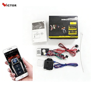 Verrouillage intelligent du moteur par application de smartphone BT, contrôle RFID 2.4G, antivol, avec capteur de <span class=keywords><strong>choc</strong></span>, <span class=keywords><strong>alarme</strong></span>, DC 12V, portée de 100 m, démarrage à une touche - Product Image 1