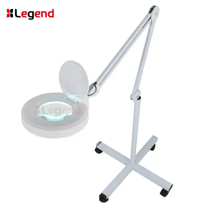 Buy Wholesale China Factory Wholesale Portable Professional Floor Stand  Cosmetic Beauty Facial Led Magnifying Lamp With Magnifier & Magnifying  Inspection Lamp at USD 16