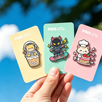 Épingles de revers de dessin animé, badges personnalisés en métal souple ou dur, artisanat d'animation, pour fabricants en gros sans minimum de commande, épingles en émail