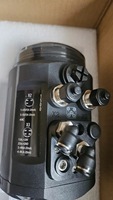 Vanne d'angle pneumatique à commande proportionnelle en acier inoxydable avec positionneur Tri-Clamp (4-20mA) Port 1/2"-3" Joint PTFE 1,6 Mpa