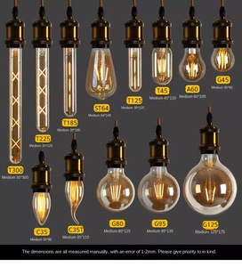 Bombilla LED Edison Tubular T30 de la Marca AC, G9, AC85-265V, 6000K, Luz Diurna, con Control Remoto, CRI80 Ra80, para Lámparas Colgantes Rústicas - Product Image 3