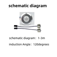 Sistem Pengontrol Pencahayaan Tangga Pintar Otomatis 20 Strip LED Sensor Gerak PIR Sistem Pengontrol Pencahayaan Tangga LED
