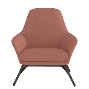 เก้าอี้หรูหราทันสมัยด้านหลังมีฝุ่นสีชมพู,เก้าอี้สำหรับผู้มาเยือนเก้าอี้เลานจ์เป็นครั้งคราวสำหรับคาเฟ่ร้านอาหารคลับ