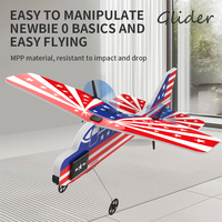Mini avion de simulation anti-crash 2.4g 50m planeur de chasse à distance avec lumière froide opération facile avion de jeu pour enfants