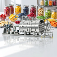 FDG-50 HUARAN Vriesdrooginstallatie voor dierenvoer, fabrieks prijs. Vriesdroogapparatuur voor fruit, groenten, melk, koffie, snoep. Lyofilisator.