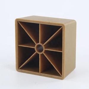 ABS materiale quadrato divano salotto <span class=keywords><strong>gambe</strong></span> consegna rapida per soggiorno esterno ospedale mobili piedi in plastica legno stile - Product Image 5