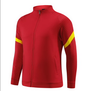 耐Snag高品质YKK拉链足球训练运动服全拉链长袖夹克和配套裤子 - Product Image 4