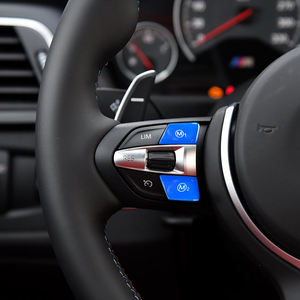 Blauw/Rood M1+M2 Schakelaar Stuurwiel Auto Knop voor BMW F30 F34 <span class=keywords><strong>M</strong></span> Sport F15 F16 Interieur Accessoire - Product Image 2