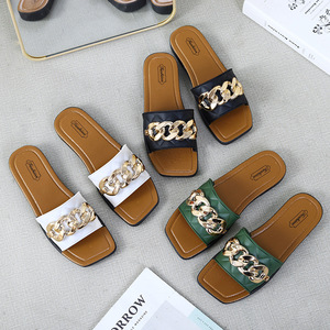 Nouvelles pantoufles à boucle pour femmes, chaussures plates tendance pour femmes - Product Image 6