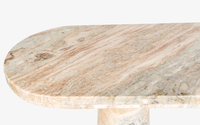 Console élégante et moderne en bois massif avec plateau en marbre aux lignes épurées, rangement extensible pour un salon ou une décoration d'hôtel sophistiquée
