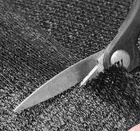 Filet d'ombrage tissé en HDPE vierge à 100 % Tuniu, protection UV, épaisseur 50-300 g/m², forme personnalisable, pour usage extérieur en cour.