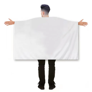 Bandera <span class=keywords><strong>Argentina</strong></span> Personalizada con Mangas <span class=keywords><strong>de</strong></span> 3x5 pies en Ambos Lados, 100% Poliéster, Bandera <span class=keywords><strong>de</strong></span> Doble Cara - Product Image 2