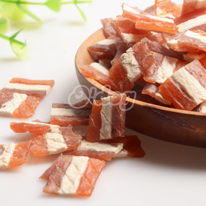 Fábrica <span class=keywords><strong>de</strong></span> Golosinas Naturales para Mascotas, Golosinas para Gatos al por Mayor, Golosinas Personalizadas para Viajes, Carne Seca con Sabor a <span class=keywords><strong>Pollo</strong></span> y Mariscos, Bocadillos Arcoíris para Mascotas - Product Image 4