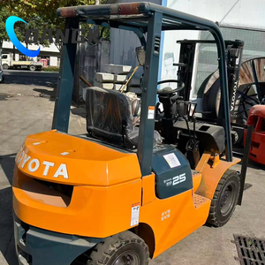 Hochwertiger, gebrauchter Toyota 25 Gabelstapler aus Japan, original, 2,5 Tonnen, 2 Tonnen Diesel, günstiger Preis für Leistung. - Product Image 1