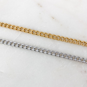 Cadena de acero inoxidable PVD chapado en oro de 18k para mujer, eslabones cubanos gruesos, cadena de cuerpo para la cintura, joyería resistente al agua - Product Image 6