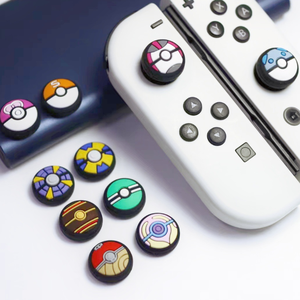 Capuchons <span class=keywords><strong>de</strong></span> joystick pour manettes gauche et droite <span class=keywords><strong>de</strong></span> console <span class=keywords><strong>de</strong></span> jeu, compatibles Nintendo <span class=keywords><strong>Switch</strong></span>/OLED, en silicone, pour manettes <span class=keywords><strong>de</strong></span> jeu - Product Image 1