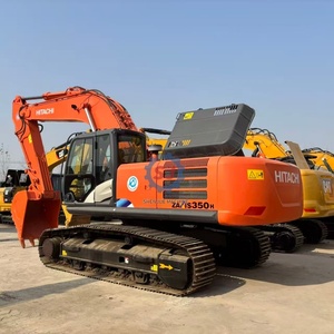 Excavadora de cadenas Hitachi 350 usada, 35 toneladas, alta potencia de excavación, motor y bomba, 1 año de garantía, bajo precio, equipo de construcción - Product Image 3
