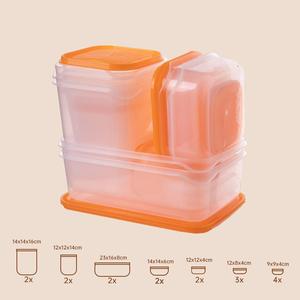 <span class=keywords><strong>17Pcs</strong></span> Thực Phẩm Lưu Trữ <span class=keywords><strong>Container</strong></span> Với Nắp Đậy Đặt Nhựa Tủ Lạnh Thùng Bền Khác Nhau Kích Cỡ <span class=keywords><strong>Container</strong></span> Bộ Cho Nhà Bếp Tổ Chức - Product Image 3