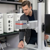 Graveur laser à fibre certifié CE Raytu pour marquage permanent sur surface métallique en fer, cuivre et alliage