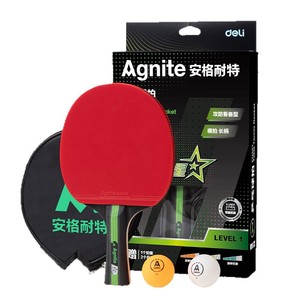 Agnite Table Tennis Racket Level 1 Long Handle Attack Defense Hybrid Shakehand Penhold - Product Image 5
