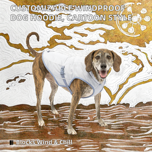 Hot-selling Blank Large Dog Cat Hoodie Customizable Windproof Cartoon Design Warm Cotton Fleece Pet Sweatshirt Birthday - Product Image 2