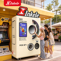 Distributeur automatique de coques de téléphone en vente directe d'usine, machine DIY pour coques de téléphone, installation facile pour les zones commerciales