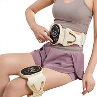 Ceinture de massage vibrante chauffante électrique avec compresse chaude pour soulager les douleurs lombaires, amincir l'abdomen et prendre soin du corps au quotidien
