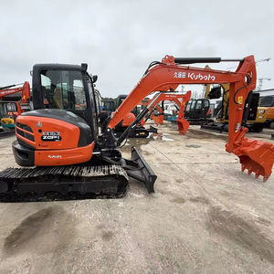 Las excavadoras pequeñas Kubota KX163 y KX155, con una capacidad de 6 toneladas y 5,5 toneladas respectivamente, son adecuadas para varias tareas de construcción. - Product Image 1