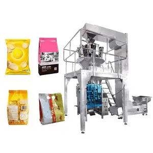 Machine d'emballage debout de café en poudre avec sac à joint quadruple de 1kg 2 kg 5kg avec applicateur à valve