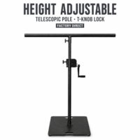 Support de treuil manuel en alliage d'aluminium 6082 pour extérieur, capacité de charge de 50 kg, conception modulaire, installation rapide pour l'éclairage de scène