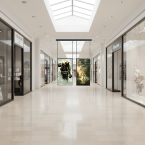 43 55 Inch Single Side Hanging Shop <b>Window</b> <b>Screen</b> LCD Advertising <b>Screen</b> for Shopping Mall Digital Signage - Product Image 1