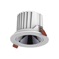De techo comercial montaje empotrado lámpara COB recorte 75MM 95MM 120MM 9W 12W 15W 20W 25W 30W LED proyector