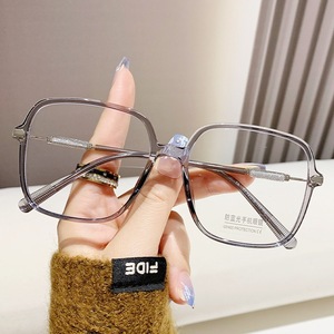 Lunettes de vue rectangulaires Tr90, monture intégrale, anti-lumière bleue, pour femmes, légères, verres en résine, 2024 - Product Image 4