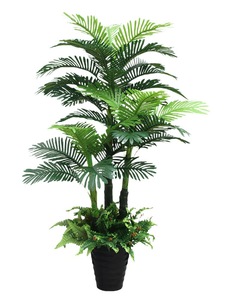 Luxo Sala Decoração Grande Planta Bionic Verde Fake Scatter Anêmona em Decoração De Flores De Piso De Plástico - Product Image 4