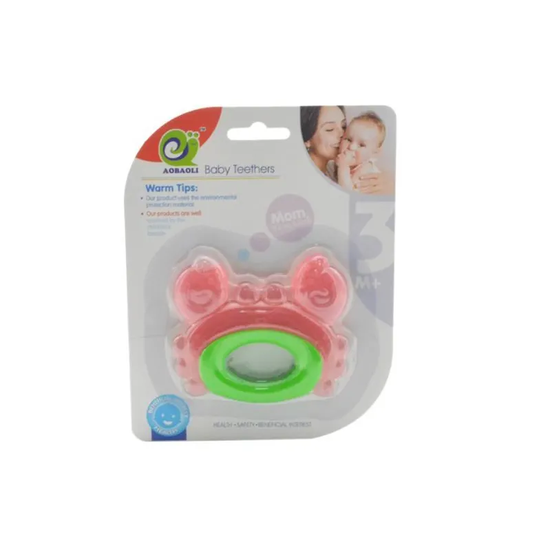 Baby cute water injection teether infant toys Baby education early education toys comfort toys non-toxic and safe
