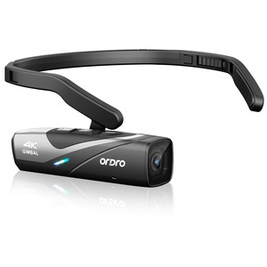 ORDRO 1/2.8 Inch 4K 60FPS 2-Axis Gimbal EP8 FPV Head-Mounted Vlog Video <b>Camera</b> Wearable <b>Camera</b> - Product Image 1