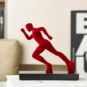 Escultura de Running Man, Artesanía de Resina, Figura Artística, Decoración de Escritorio, Adorno Moderno para Oficina y Sala de Estar, Regalo - Product Image 2