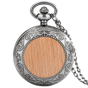 <span class=keywords><strong>Montre</strong></span> de poche <span class=keywords><strong>à</strong></span> quartz vide Full Hunter avec chiffres arabes - Accepte la gravure laser personnalisée DIY (logo/texte) - Product Image 1