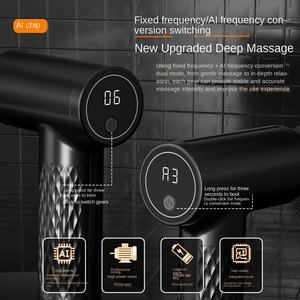 High Quality 8mm Powerful Amplitude Mini Massage <b>Gun</b> Portable Cordless Silicone <b>Case</b> Fascia <b>Gun</b> for Fitness - Product Image 4