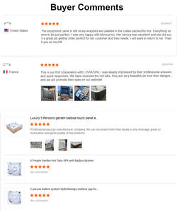 Luxus Whirlpool Garten Designs beheizte Whirlpool Badewanne freistehende Badewanne Quadrat mit Luft <span class=keywords><strong>massage</strong></span> - Product Image 4