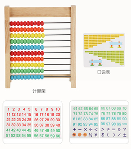 JUGUETES EDUCATIVOS MONTESSORI DE MADERA ÁBACO DE MADERA BEBÉ MATEMÁTICAS CÁLCULO JUGUETES DE MADERA JUGUETE DE APRENDIZAJE TEMPRANO - Product Image 6